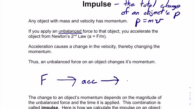 Impulse Lesson