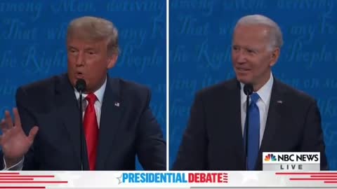 Trump predicted exactly what's happening today during 2020 debate