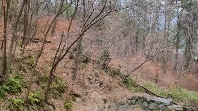 snowing mountain of south Korea