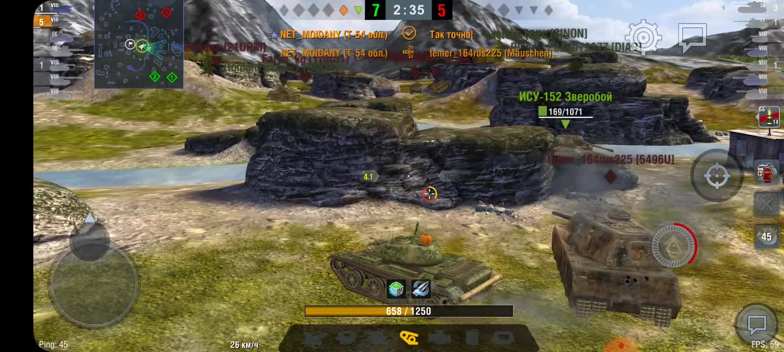 World of tanks blitz t-54