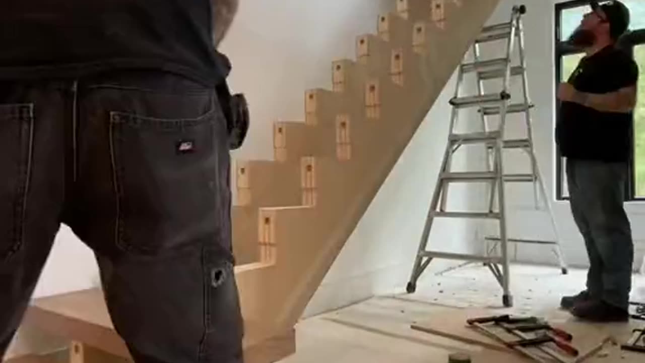 How To Build A Staircase!!