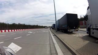 Crossing the Polish border