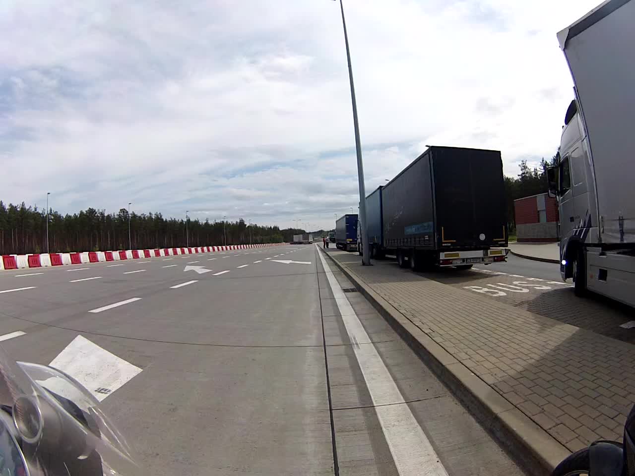 Crossing the Polish border