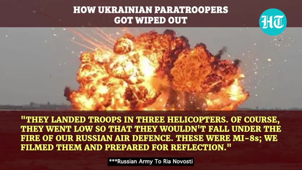 Ukrainian Paratroopers Get 'Pulverised' In Russian Hellfire; Kyiv's Mission To Enter Soledar 'Flops'