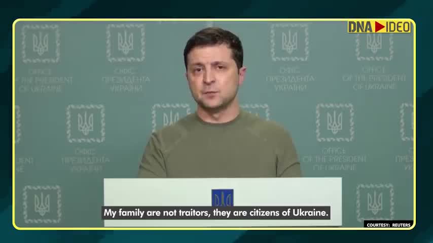 Ukarine president's emotional message to world!!
