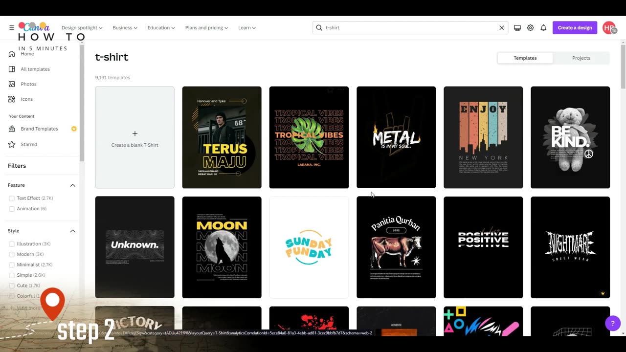 How to Create a Professional T Shirt Design with Canva : 6 Easy Steps