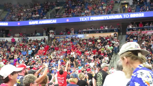 Trump Rally - The Wave - Wilkes Barre 09/03/22