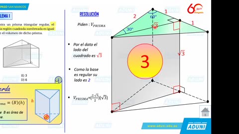 REPASO ADUNI 2021 | Semana 07 | Geometría