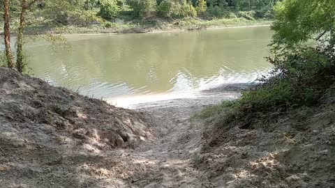 Checking on my river spot