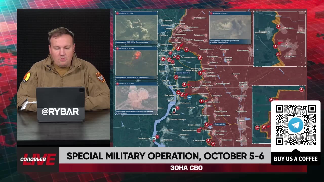 ❗️🇷🇺🇺🇦🎞 RYBAR HIGHLIGHTS OF THE RUSSIAN MILITARY OPERATION IN UKRAINE ON Oct.5-6, 2024