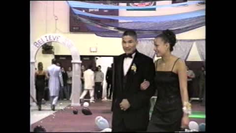 2000-01 WPHS Vids 078 Prom 044 Grand March Couple 17 by Glenn Strader