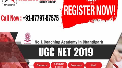 Best UGC Net Coaching Academy in Chandigarh