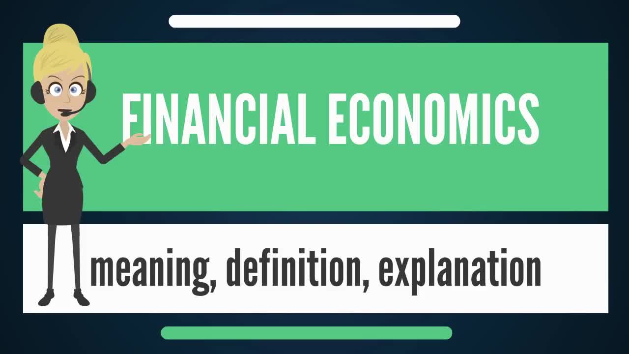 What is financial economics, what does it mean, and what does it involve