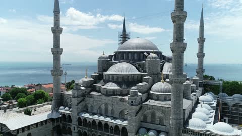 Drone View Of A Historical Structure