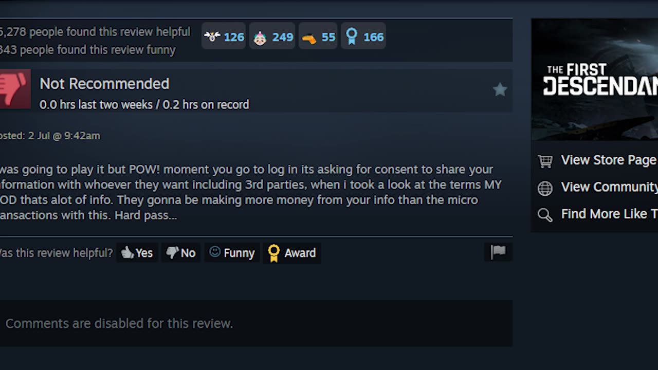 The First Descendant Steam Review - Game could be better!