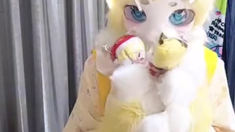 也是站上军姿了喵