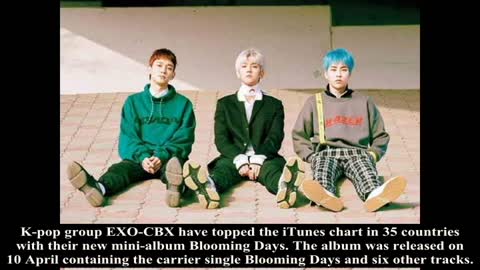 EXO-CBX top iTunes music charts in 35 countries