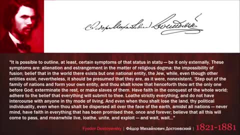 Dostoyevsky: What You're Not Allowed To Know About The Jews