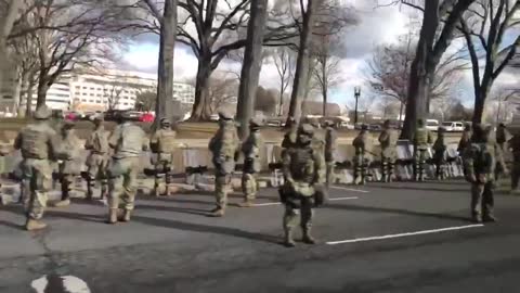 National Guard Backs to Biden