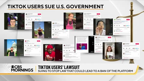 TikTok creators sue over law that could ban app