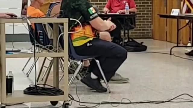 "Papa I can't breathe" - Grandpa breaks down at School Board meeting