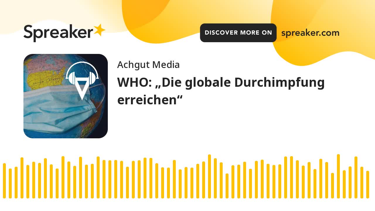 WHO: „Die globale Durchimpfung erreichen“