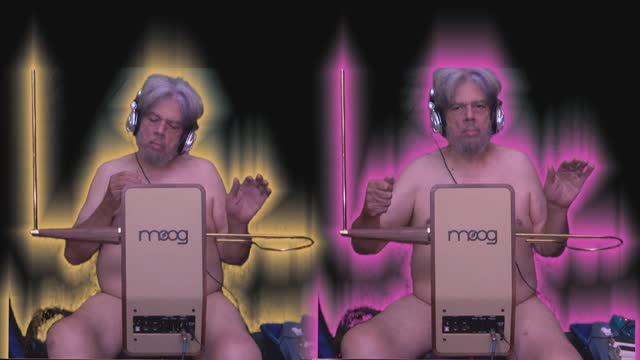 Claravox Theremin Duo - Gold and Magenta - Rupert Chappelle