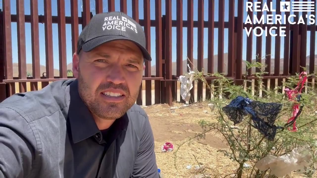 Rape tree on the Mexico side of the border thanks to Joe Biden and Kamala