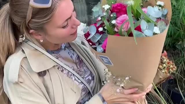 getting flowers
