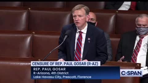 Rep Gossar Addresses the House After Being Censured