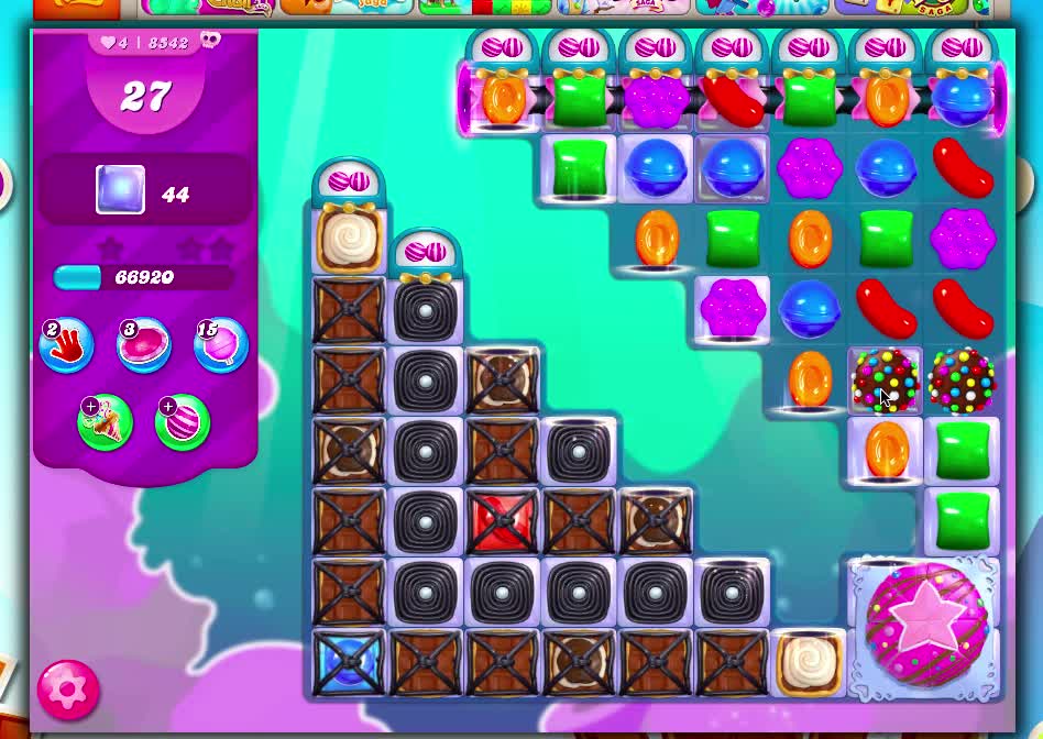 Candy Crush Level 8542 (No Boosters)