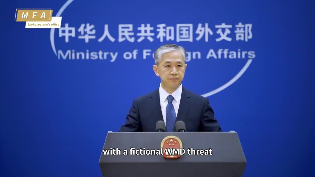 China Compares U.S. Virus Probe To Overhyping Of WMDs To Justify War In Iraq