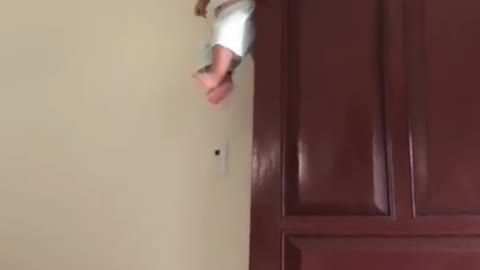 Baby flying😀