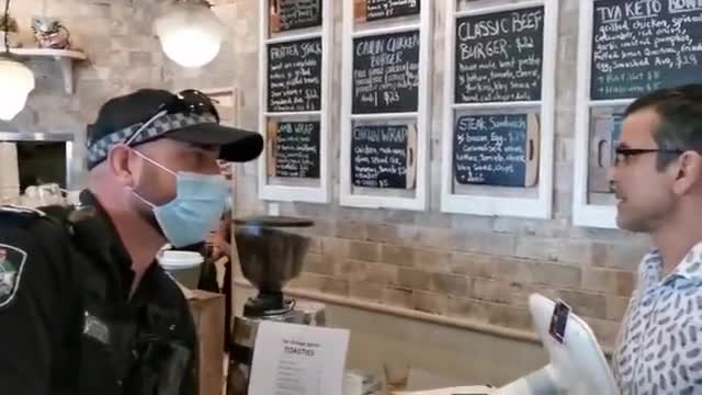 Police ordered to GET OUT by Queensland café owner & Angry Locals