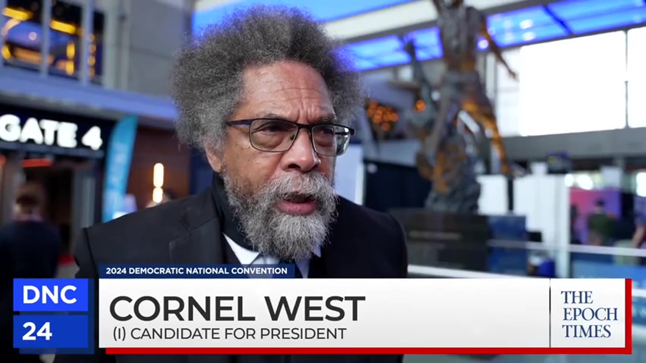 Independent Candidate Cornel West Shares Hopes for Kamala Harris's Speech to the DNC