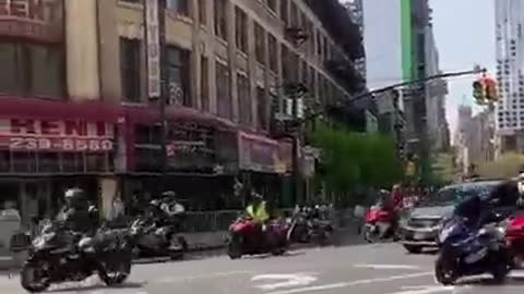 Hundreds of Riders escort DMX