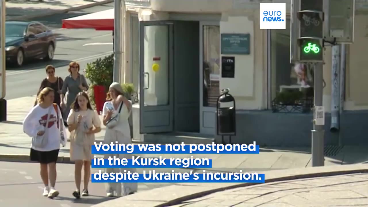 Russia votes in regional and municipal elections including Ukrainian-controlled Kursk