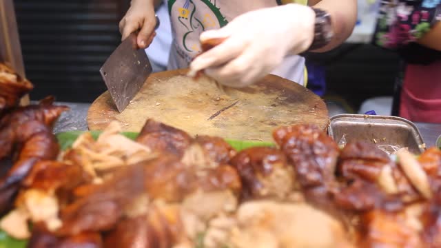Pieces of duck