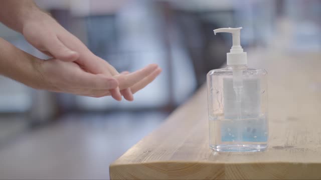 Here's how to use hand sanitizer.