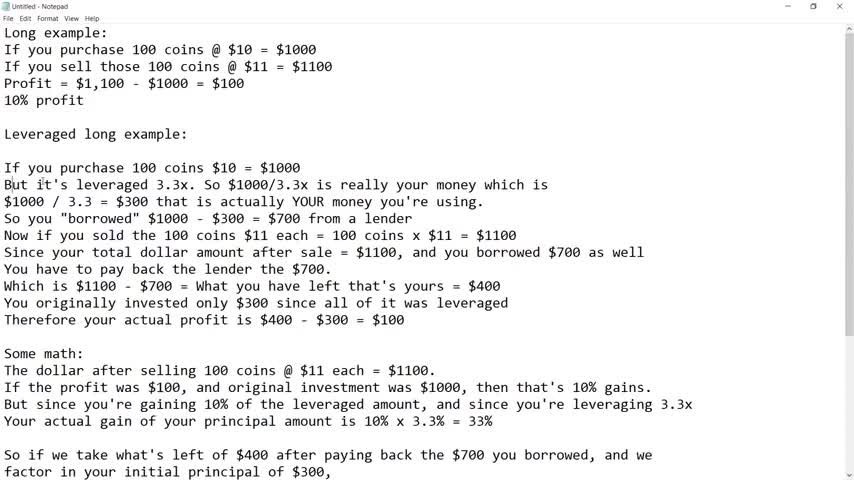 06 Let's Learn Margin Trading - Bitfinex Trading Crypto - Long, Shorting, Leveraging