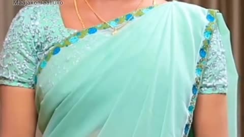 Tamil serial actress Gabriella hot saree rare navel