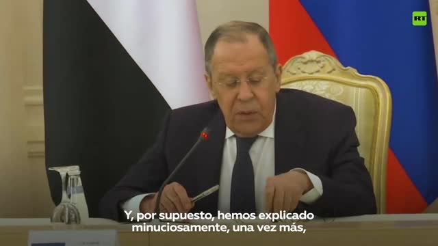 Lavrov: "Le sanzioni imposte alla Russia colpiscono principalmente l'economia mondiale" a seguito di colloqui con i membri della Lega araba a Mosca,che le sanzioni contro la Russia sono,dannose per l'economia