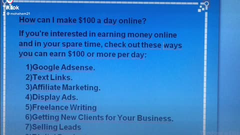 How can I make $100 a day online?