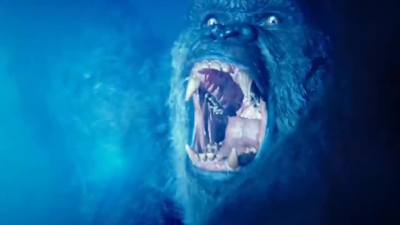 Godzilla vs Kong - Godzilla vs Kong fight scene