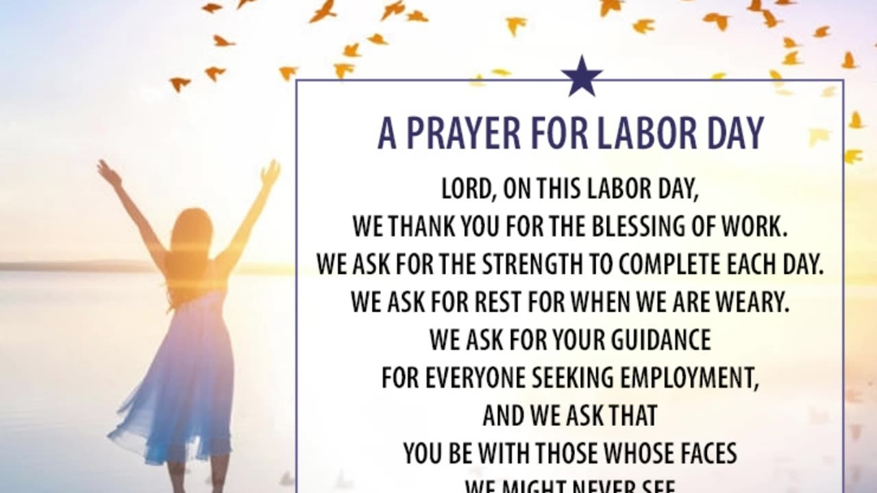 Labor Day, we pray for financial blessings, joy, peace, and prosperity. #youtubeshorts #love #God