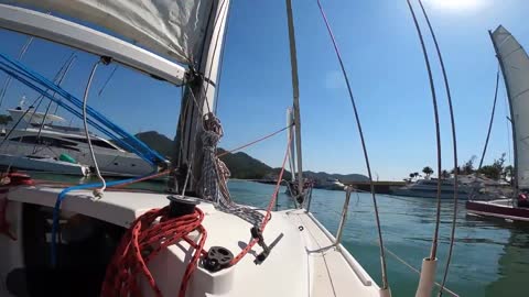 Went to sea in a speedboat