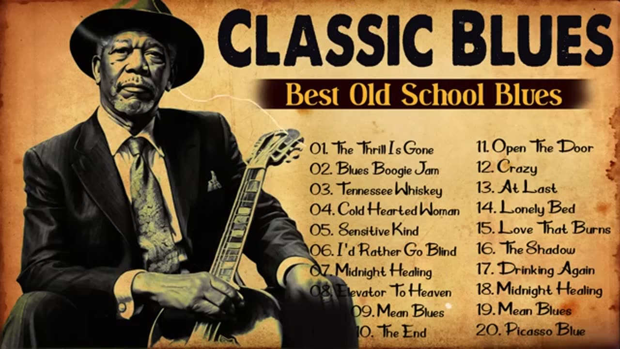 Classic Blues Music Best Songs - Excellent Collections of Vintage Blues Songs - Best Blues Mix