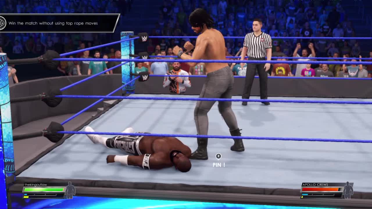 wwe2k22 myrise 187 vs Apollo Crews