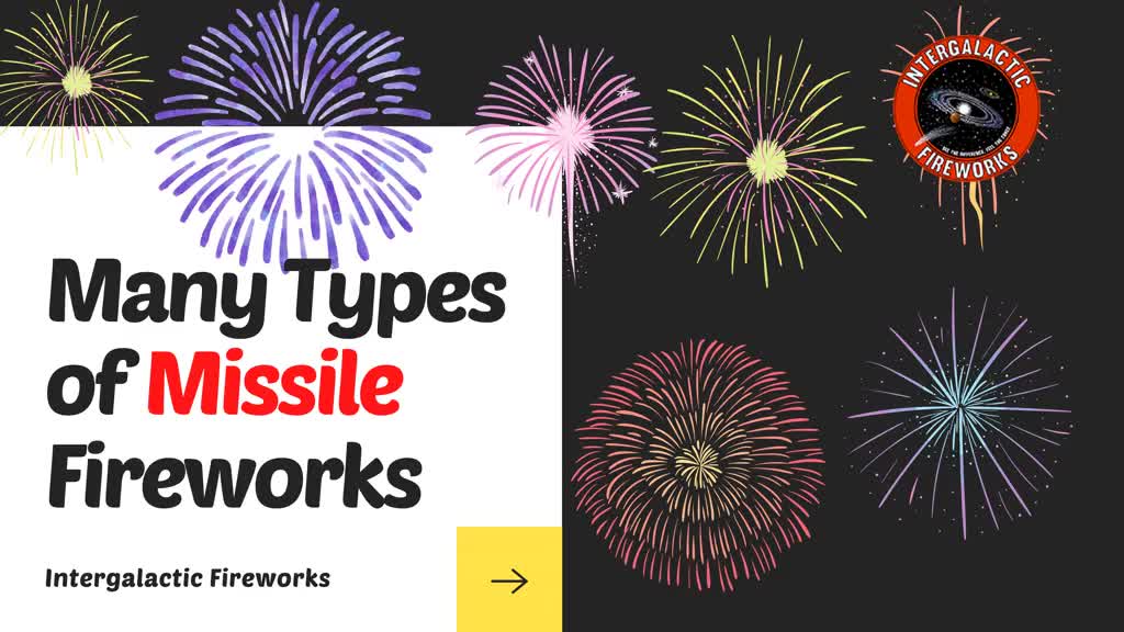 Many Types of Missile Fireworks | Intergalactic Fireworks