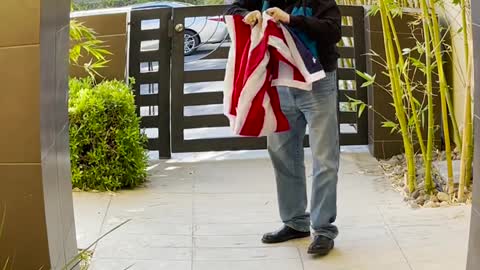 Respect for Flag of the USA